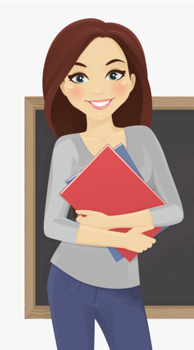 Cartoon of Mrs. Kuennen